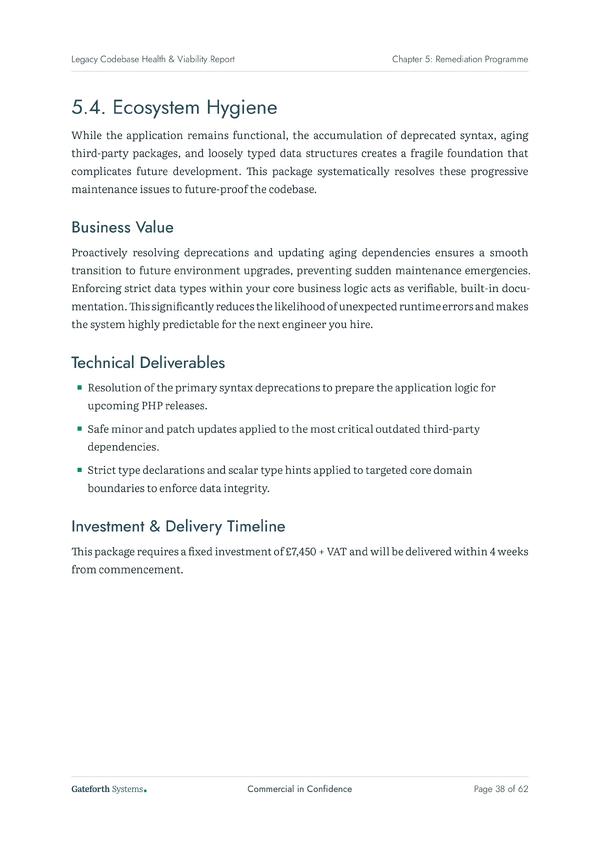 Diagnostic Audit Report: Ecosystem Hygiene Remediation Package Page